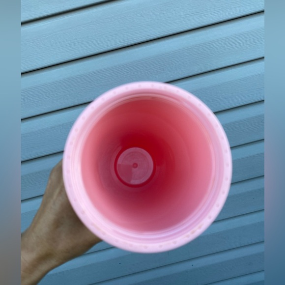 Starbucks pink pearl tumbler 24oz & Holiday 16oz Pink Champagne Bubble Traveler - Picture 9 of 10